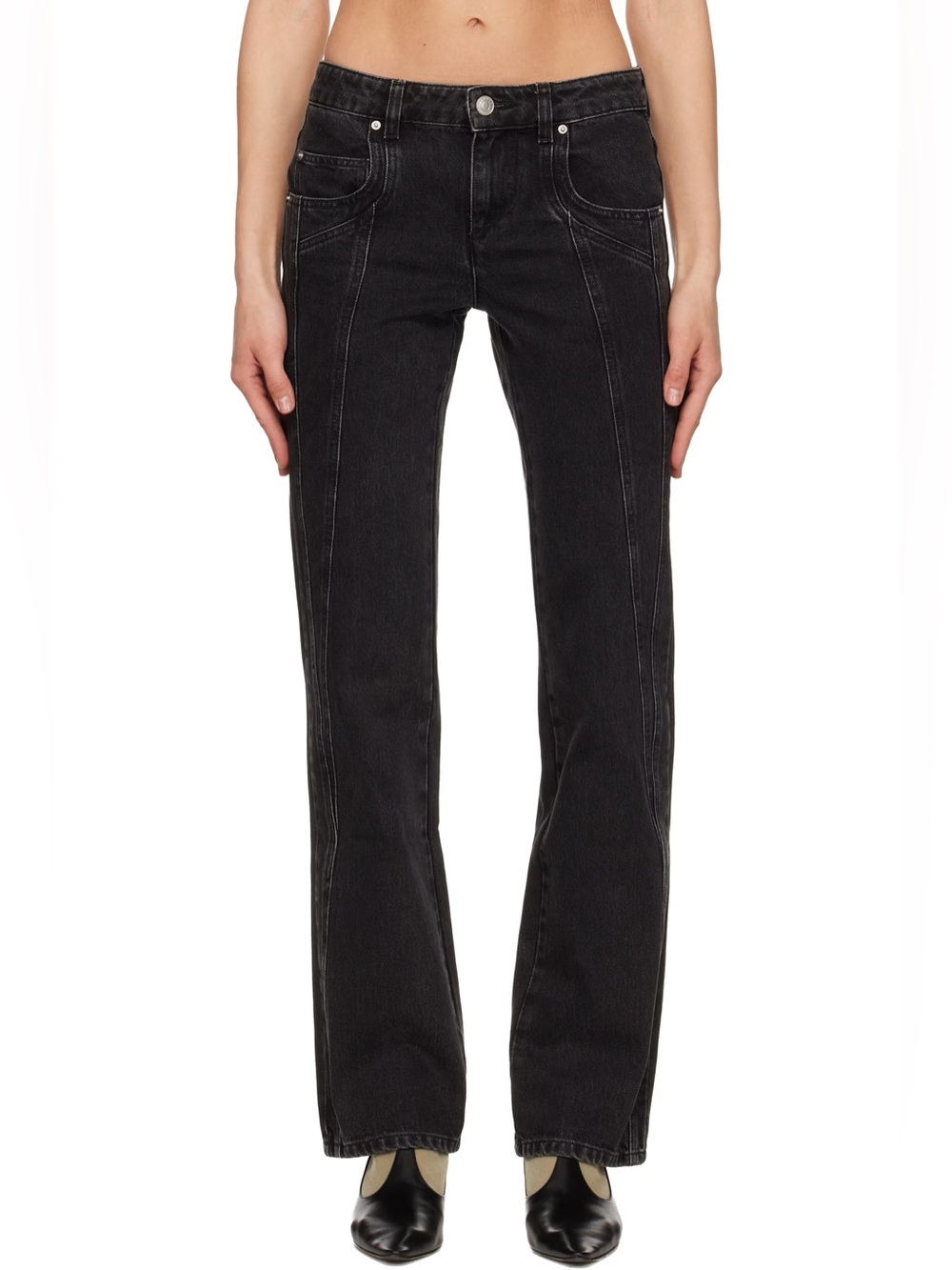 Isabel Marant Ètoile Jaylis Jean in Black NWT